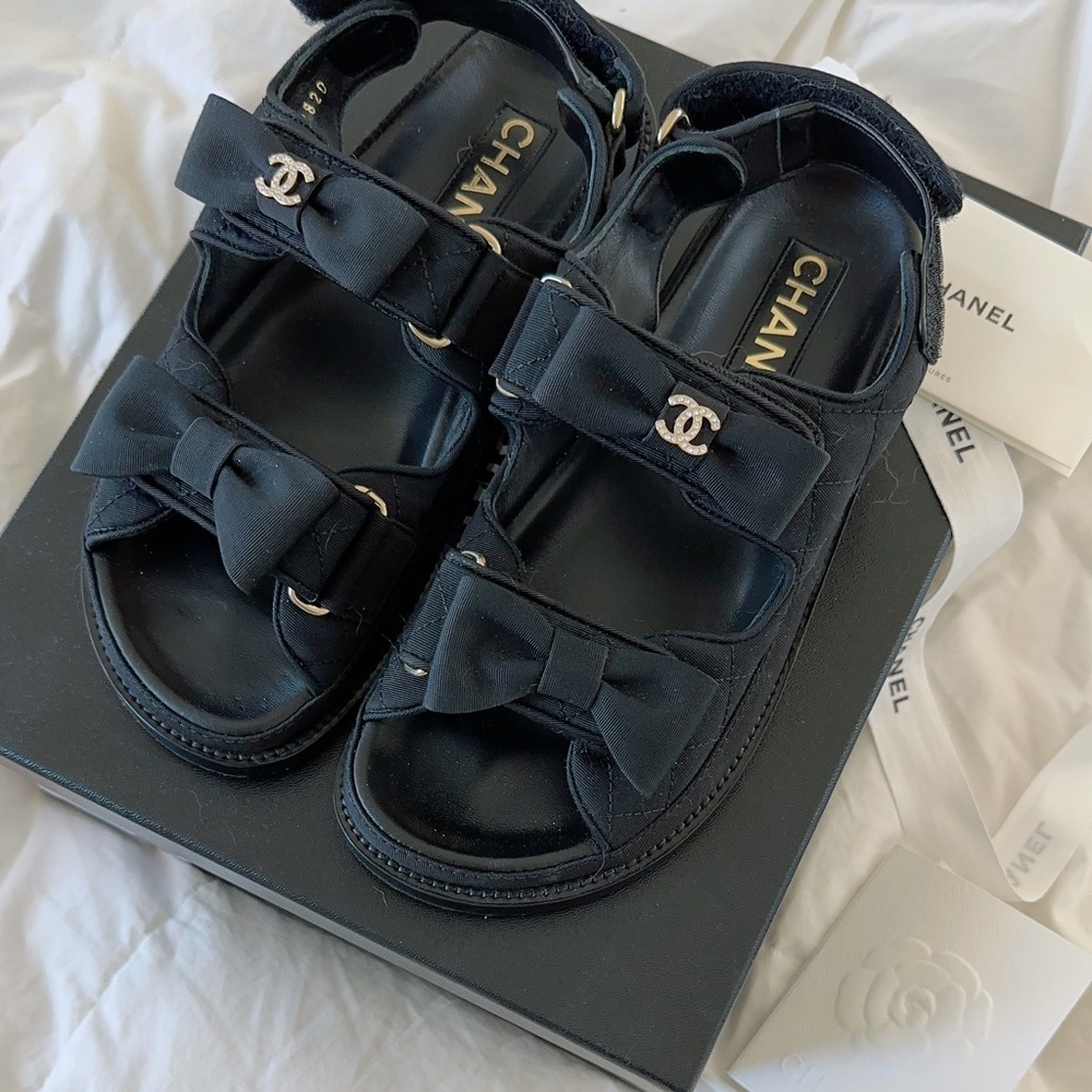 Sold💛  Chanel ribbon sandal 2023